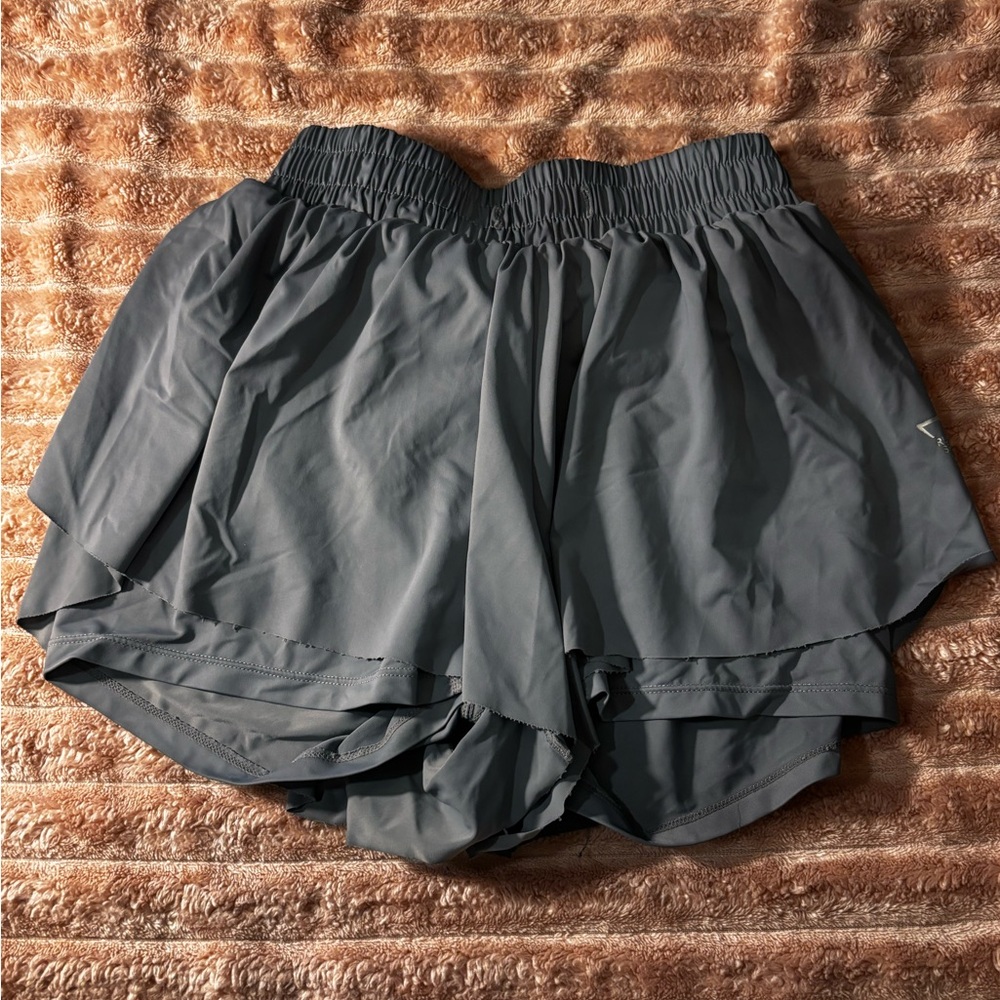 Women's Gray Athletic Shorts
